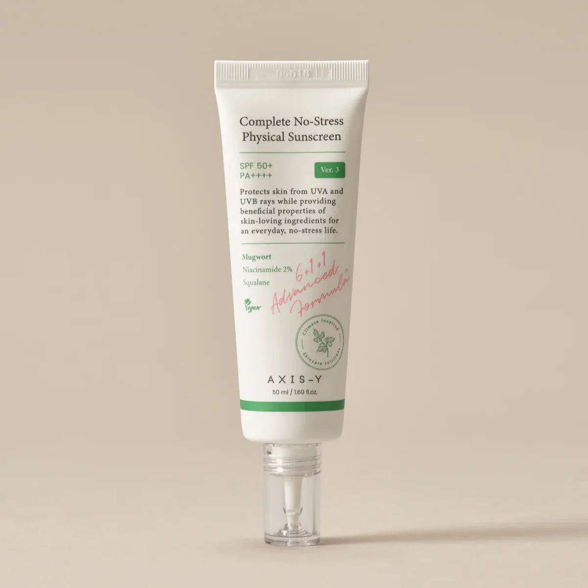 Complete No-Stress Physical Sunscreen V.3 - 50ml-AXIS-Y-Noura Skincare
