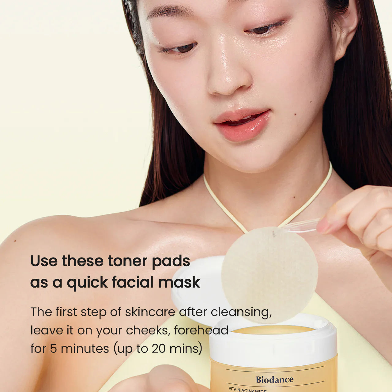 Vita Niacinamide Gel Toner Pads - 60 Pads-Biodance-Noura Skincare