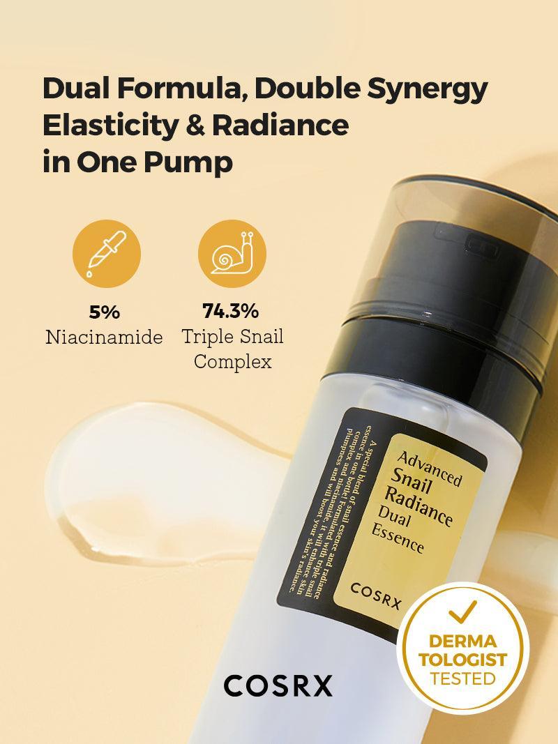Advanced Snail Radiance Dual Essence - 80ml-CosRX-Noura Skincare