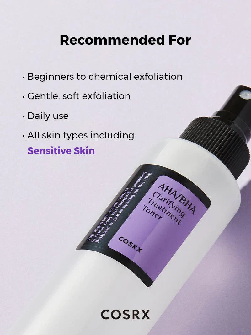 AHA/BHA Clarifying Treatment Toner - 150ml-CosRX-Noura Skincare