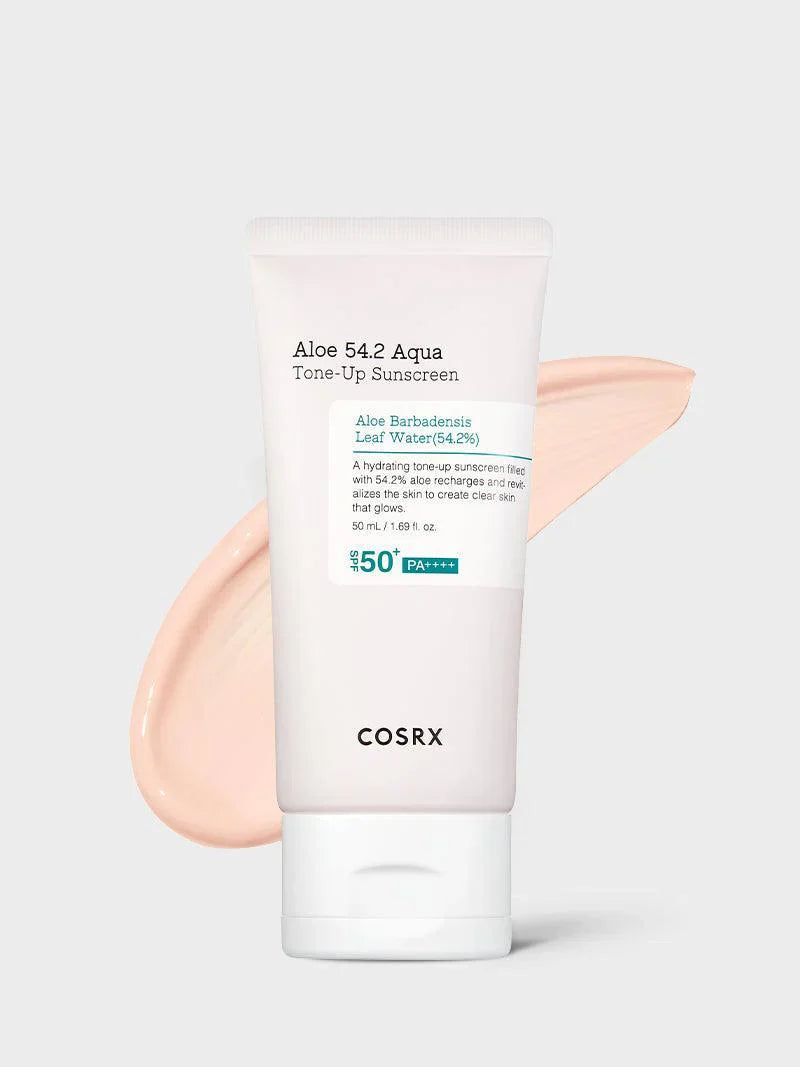 Aloe 54.2 Aqua Tone-up Sunscreen SPF 50+ PA++++-CosRX-Noura Skincare