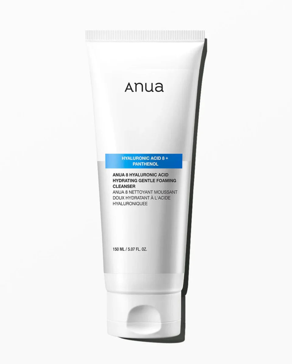 8 Hyaluronic Acid Hydrating Gentle Foaming Cleanser - 150ml-ANUA-Noura Skincare