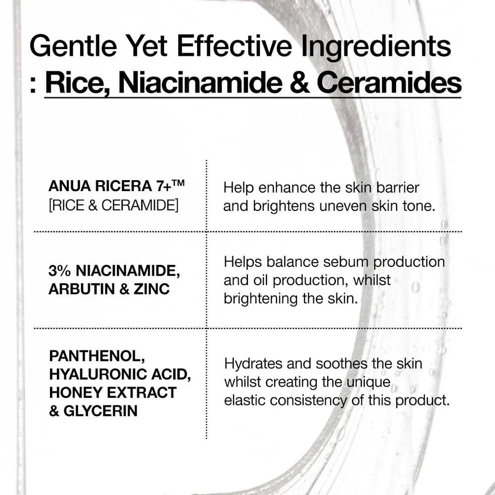 Rice Ceramide 7 Hydrating Barrier Serum - 50ml-ANUA-Noura Skincare