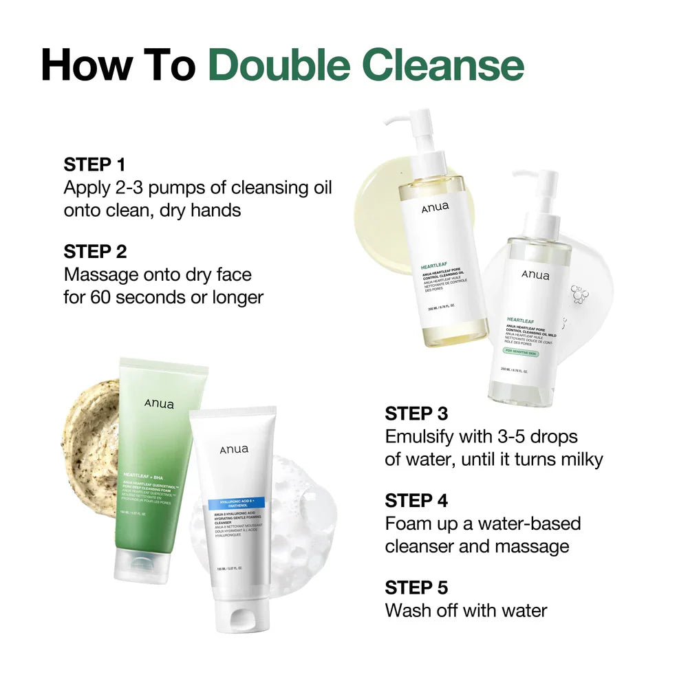 Heartleaf Pore Control Cleansing Oil - 200ml-ANUA-Noura Skincare