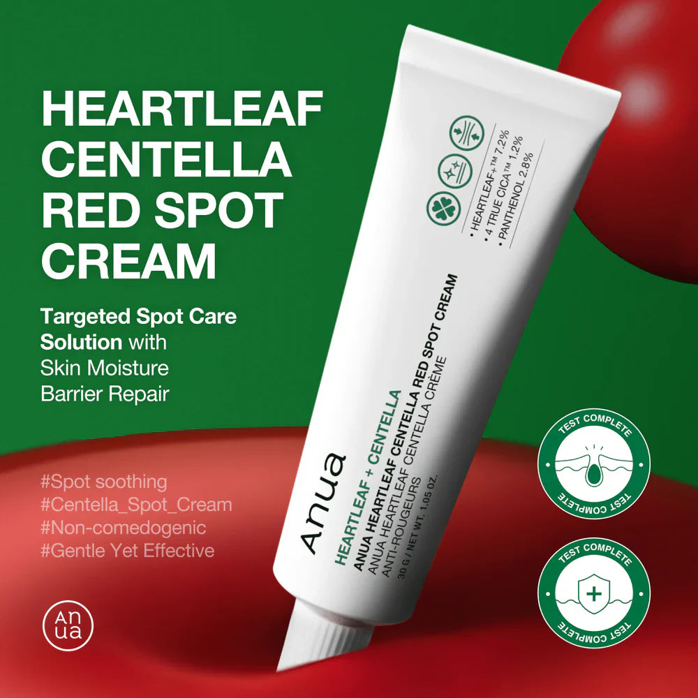 Heartleaf Centella Red Spot Cream - 30g-ANUA-Noura Skincare