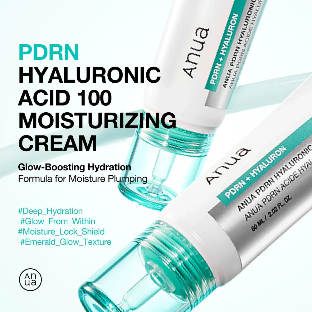 PDRN Hyaluronic Acid 100 Moisturizing Cream - 60ml-ANUA-Noura Skincare