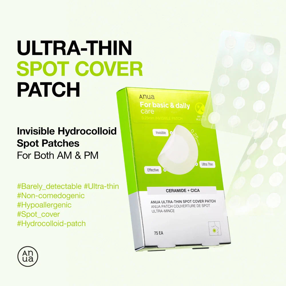 Ultra-Thin Spot Cover Patch - 75ea-ANUA-Noura Skincare