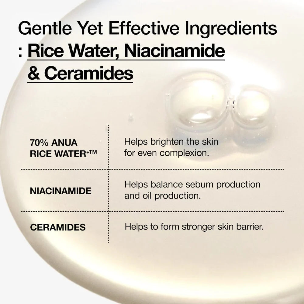 Rice 70 Glow Milky Toner - 250ml-ANUA-Noura Skincare