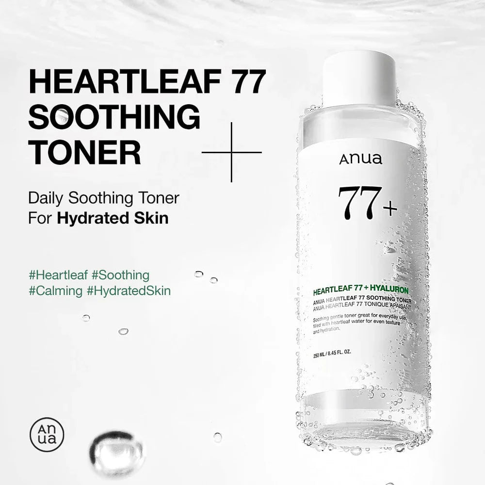 Heartleaf 77% Soothing Toner - 250ml-ANUA-Noura Skincare