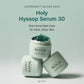 Three jars of Arenicia Holy Hyssop Serum 30 on a light gray background