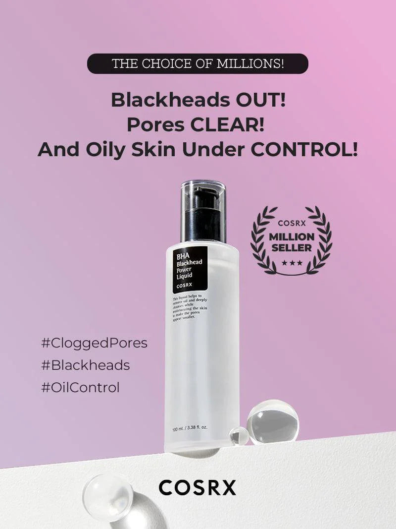 BHA Blackhead Power Liquid - 100ml-CosRX-Noura Skincare