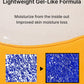 Product packaging with text about a 'Highly Effective Lightweight Gel-Like Formula' for moisturizing.