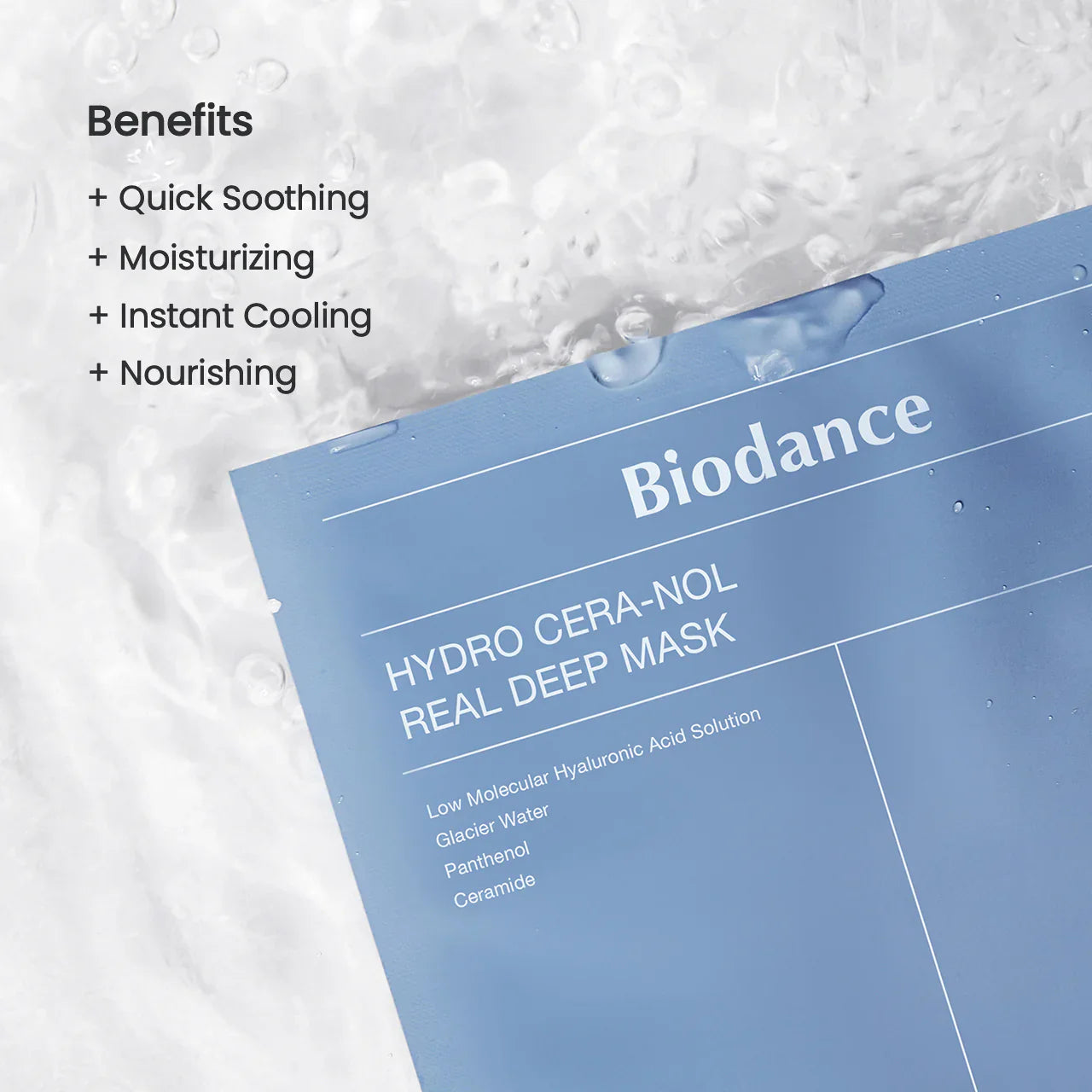 Hydro Cera-nol Real Deep Mask - 4 Masks-Biodance-Noura Skincare