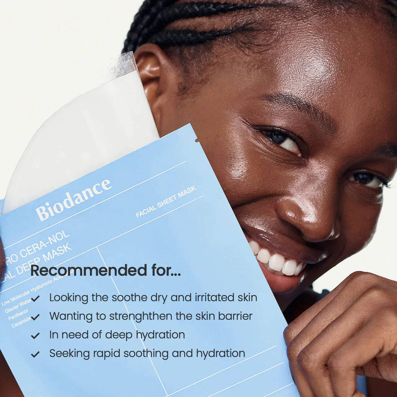 Hydro Cera-nol Real Deep Mask - 4 Masks-Biodance-Noura Skincare