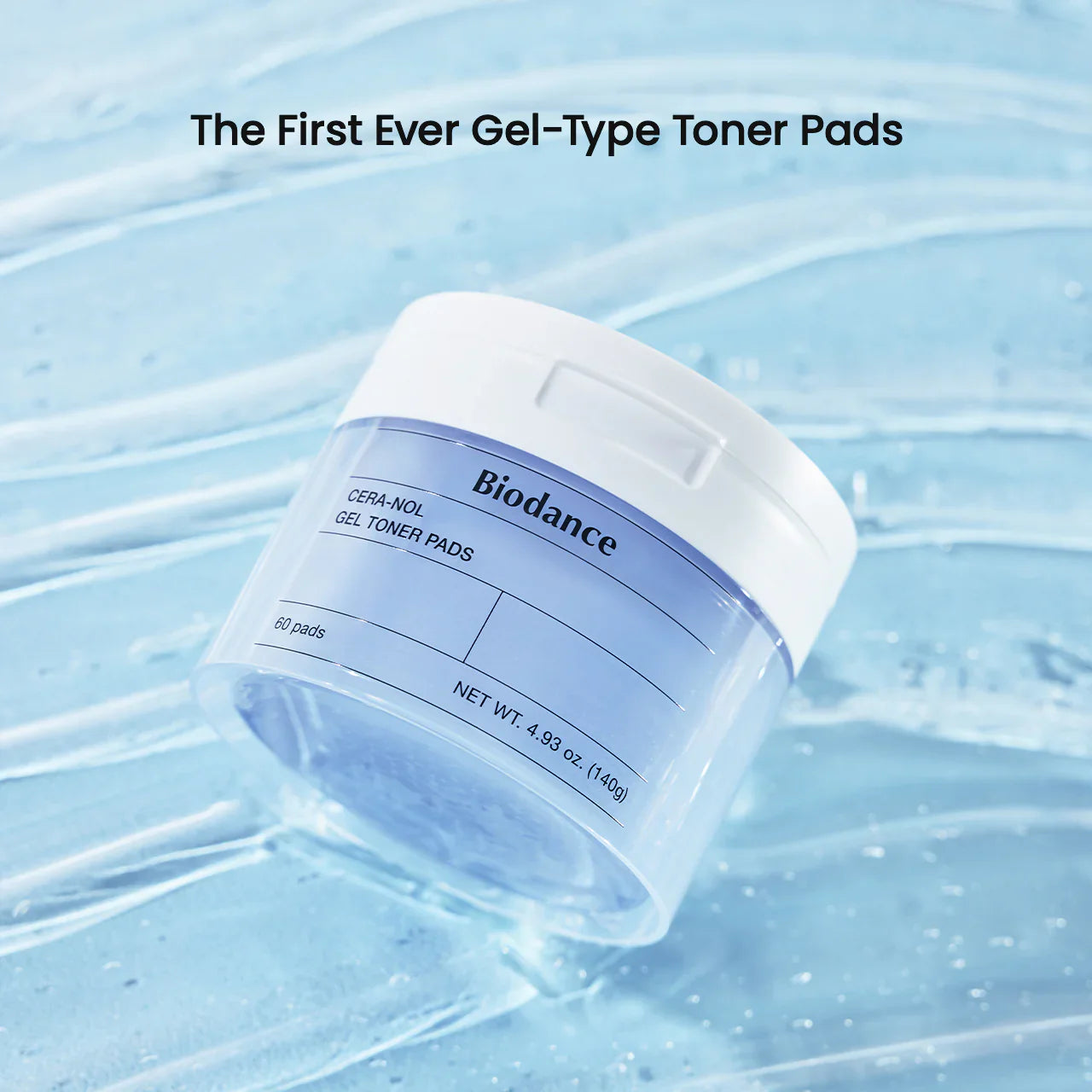 Cera-nol Gel Toner Pads - 60 Pads-Biodance-Noura Skincare