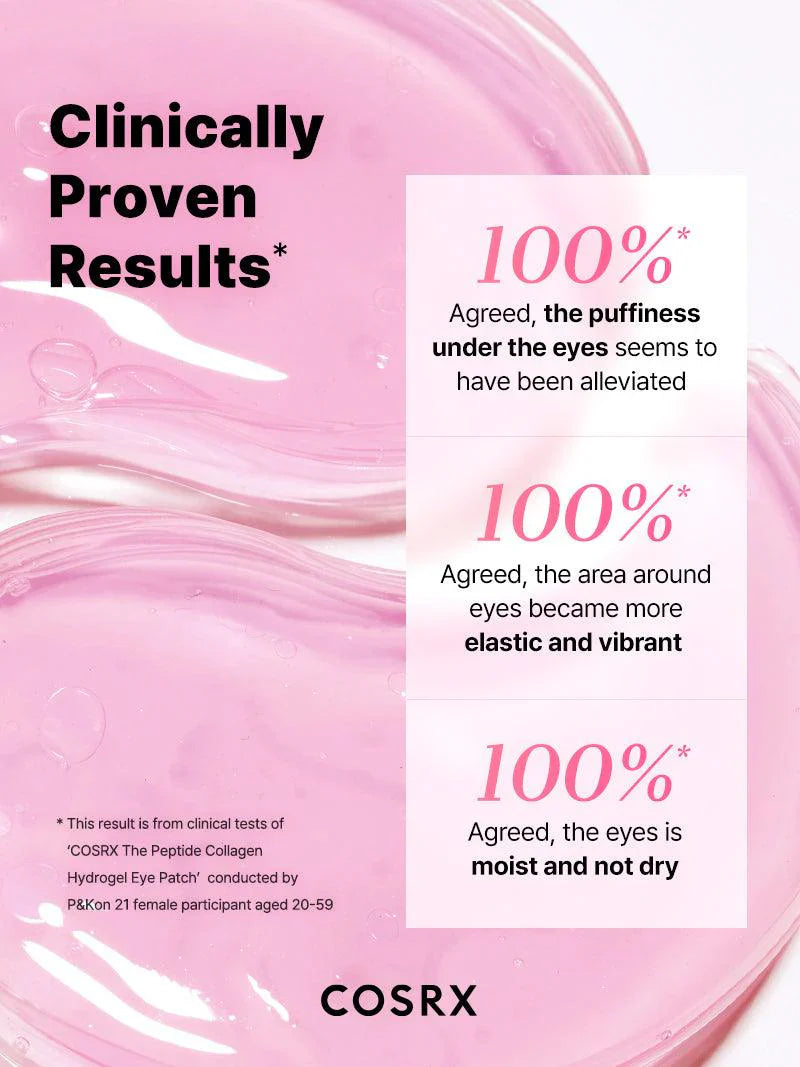 The Peptide Collagen Hydrogel Eye Patch - 60 Patches