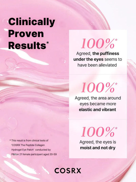 The Peptide Collagen Hydrogel Eye Patch - 60 Patches