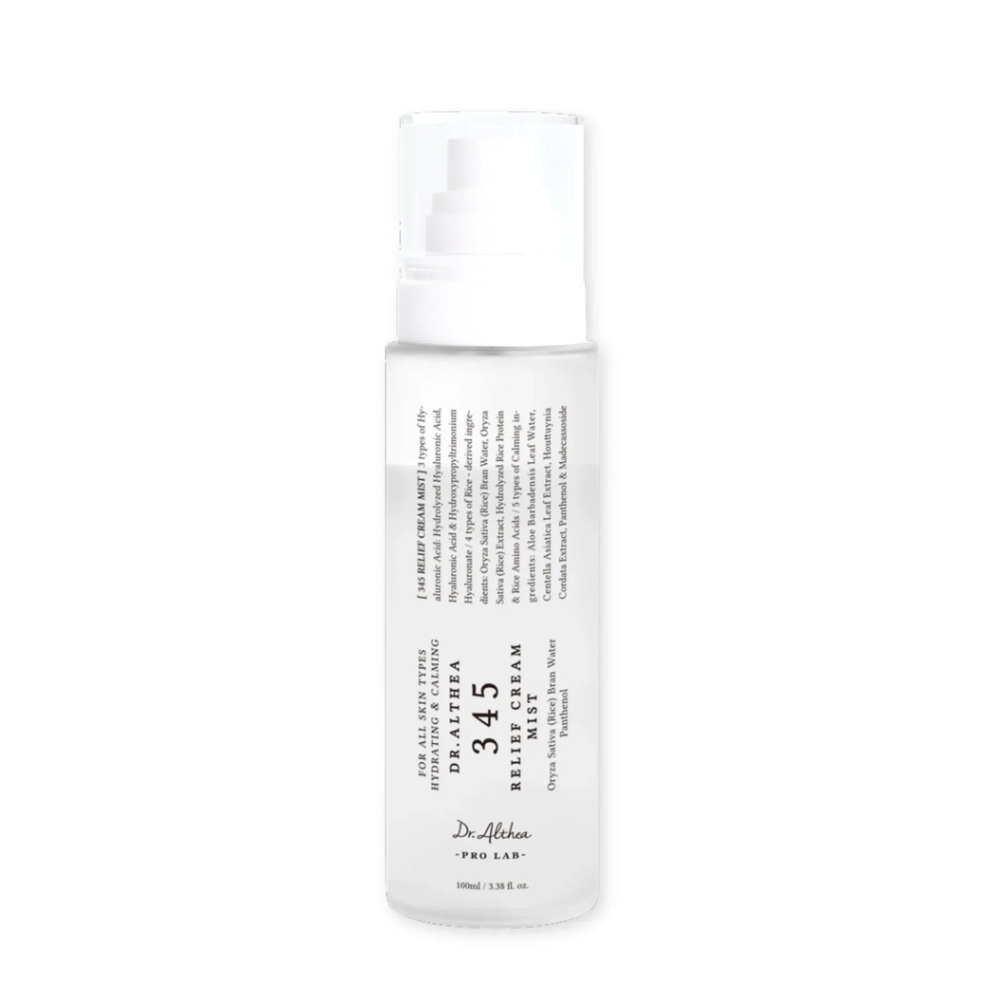 Dr. Althea 345 Relief Cream Mist bottle Noura Skincare UAE
