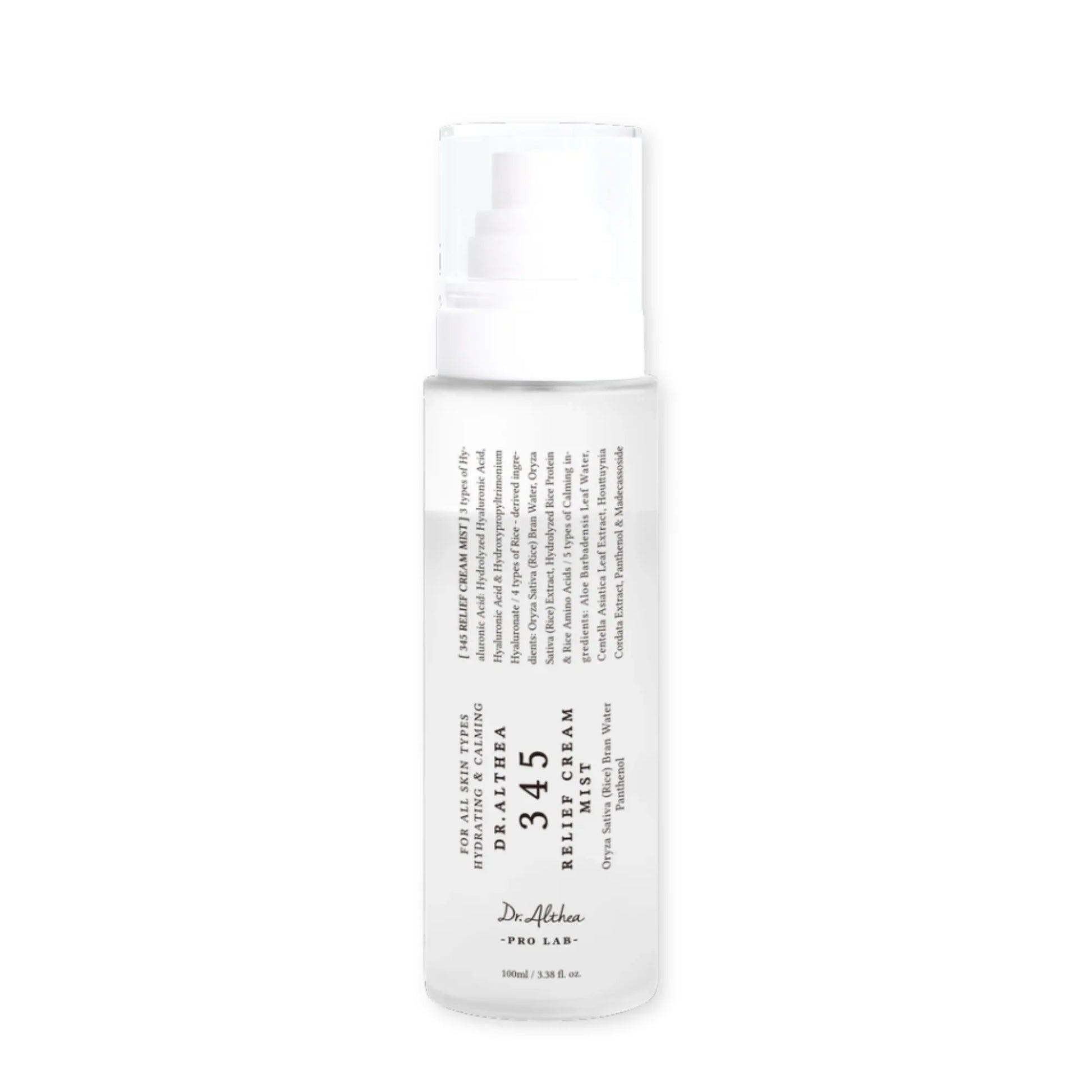 Dr. Althea 345 Relief Cream Mist bottle Noura Skincare UAE