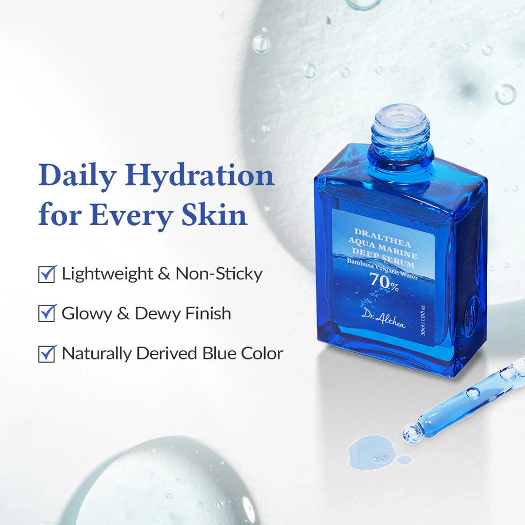 Lightweight water-gel serum texture Dr. Althea Noura Skincare