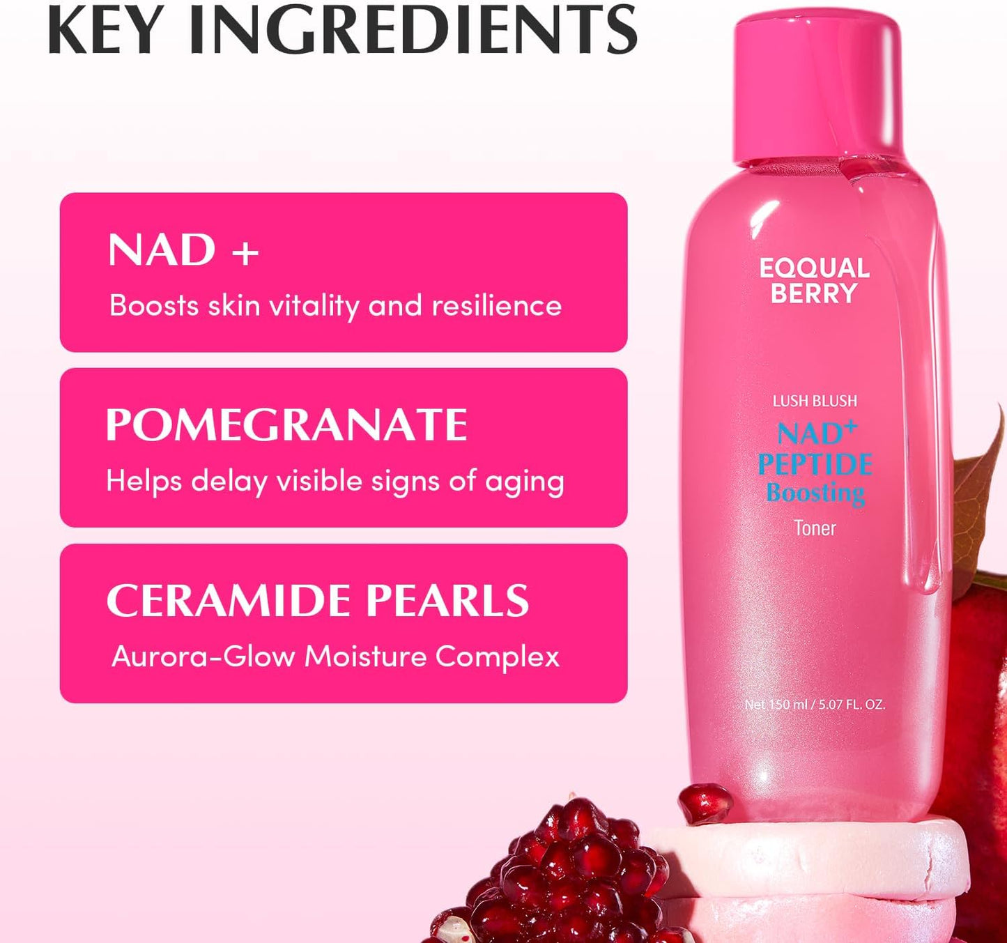 NAD+ Peptide Boosting Toner - 150ml