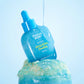 EQQUALBERRY skincare serum bottle with dropper on a light blue background