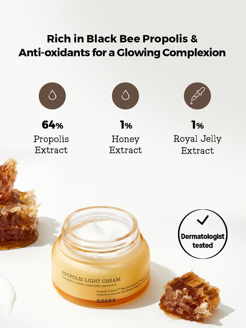 Full Fit Propolis Light Cream - 65ml-CosRX-Noura Skincare