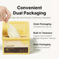Yellow packaging with flip-top lid and tweezers, featuring Medicube brand.