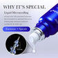 Medicube skincare serum bottle with exosome and spicule illustration on a light gray background by Nouraskincare