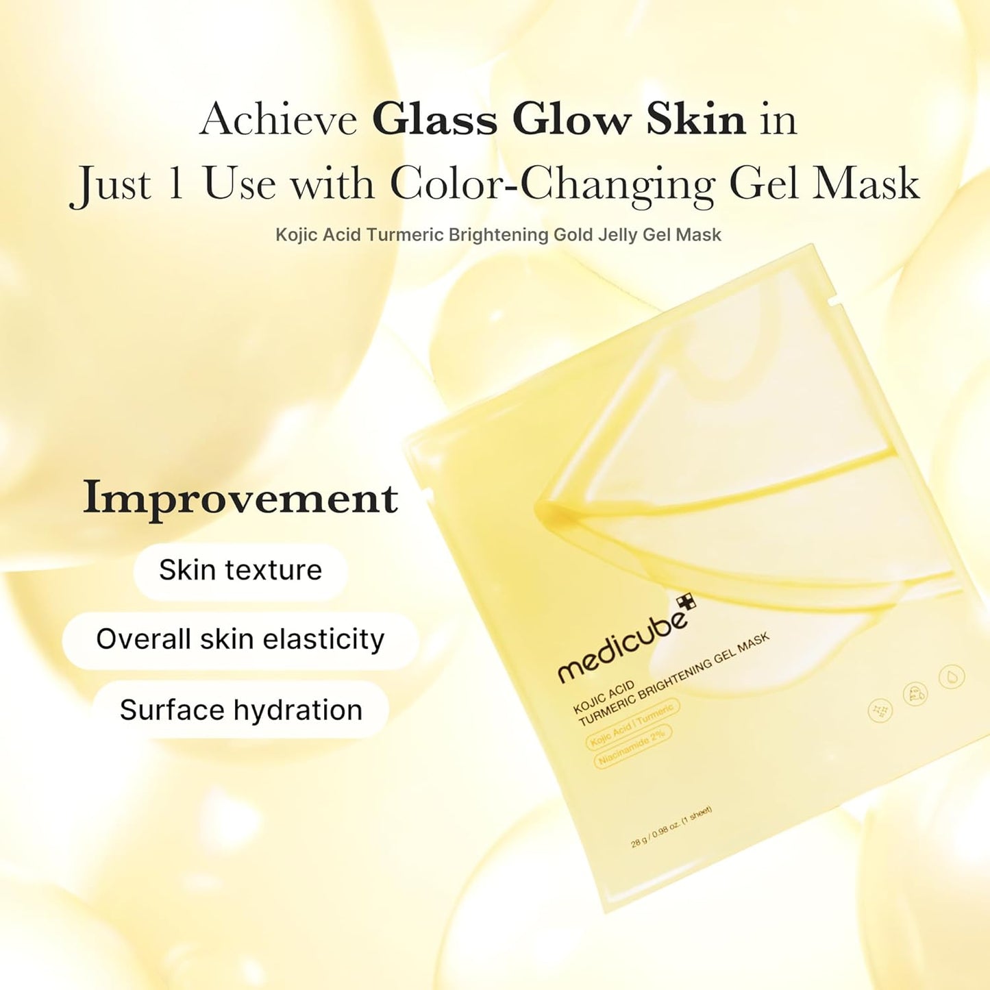 Kojic Acid Turmeric Gel Mask - 4ea