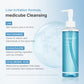 Medicube cleansing product with ingredients listed on a blue background by nouraskincare dubai.