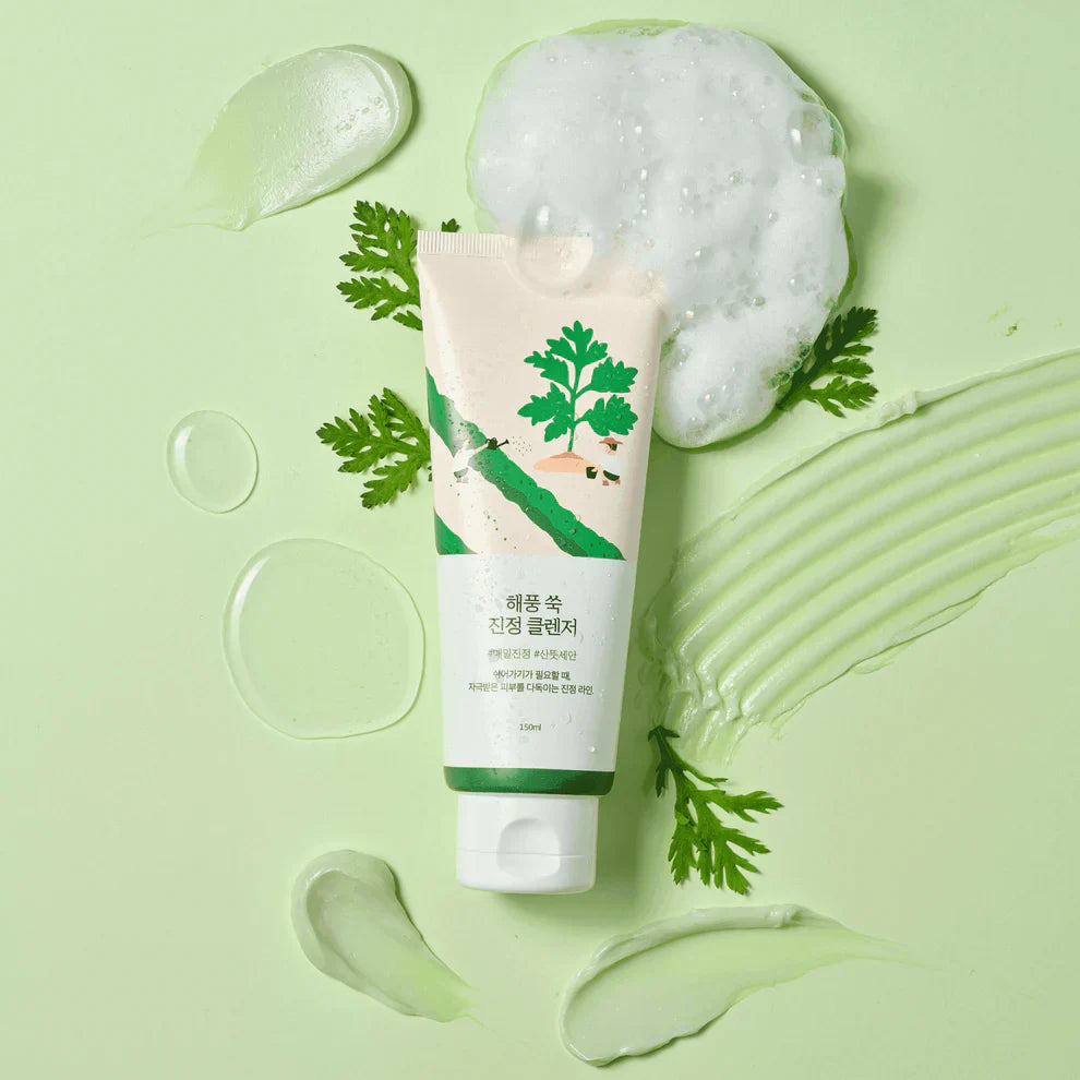 Mugwort Calming Cleanser - 150ml-Round Lab-Noura Skincare