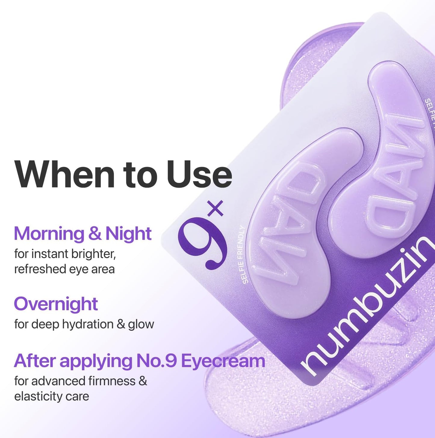 NAD+ Collagen Under Eye Patches