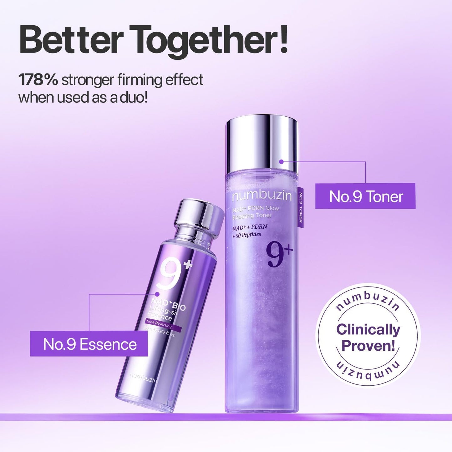 No.9 NAD+ PDRN Glow Boosting Toner - 150ml
