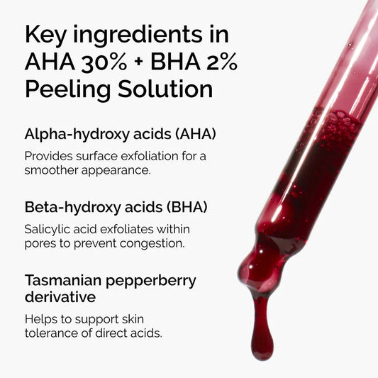 AHA 30% + BHA 2% Peeling Solution - 30ml-The Ordinary-Noura Skincare