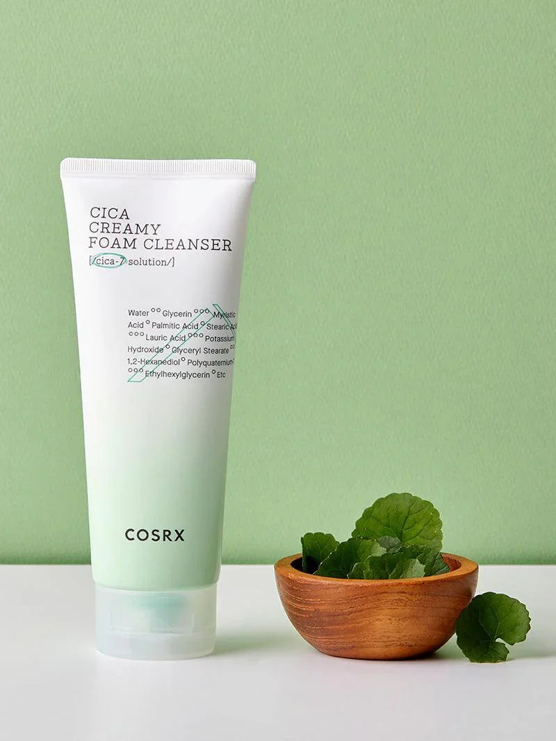 Pure Fit Cica Creamy Foam Cleanser - 150ml-CosRX-Noura Skincare