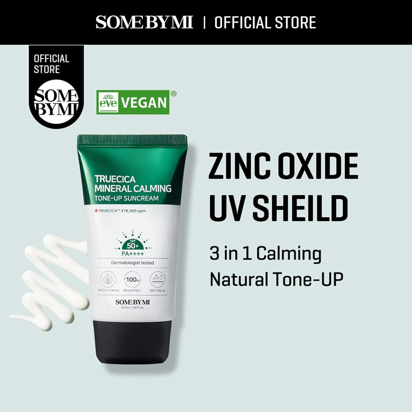 Truecica Mineral Calming Tone-Up Suncream - 50ml