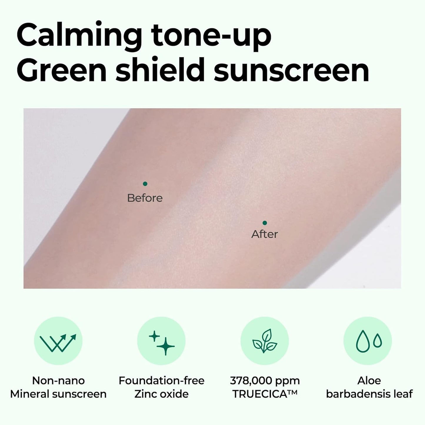 Truecica Mineral Calming Tone-Up Suncream - 50ml